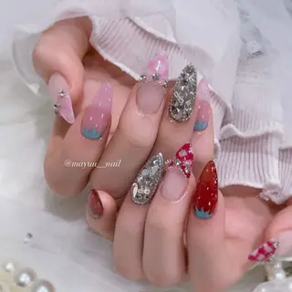 ネイル 🎀 Mayu 🎀痛ネイルのネイルデザイン