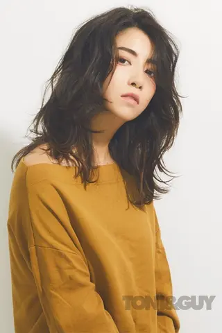 セミロング パーマ 橋口 晃典のヘアスタイル