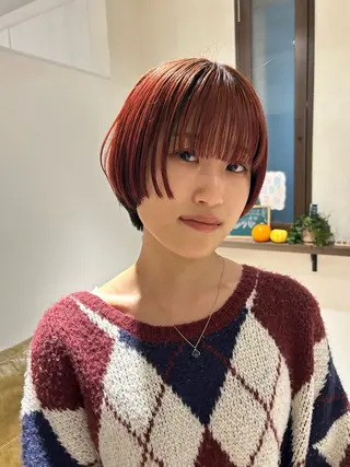 ショート カラー カラーリスト IKUHOのヘアスタイル