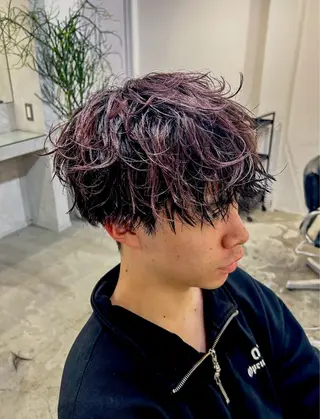 パーマ メンズ メンズパーマ💈藤田 晃志のヘアスタイル