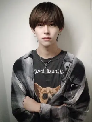 ショート カラー メンズ EXCIA  千葉店所属・米田 亘希のヘアスタイル