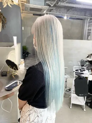 ロング カラー 前橋 姫奈のヘアスタイル