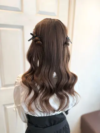 ヘアアレンジ ヘアメイク美容師 🦋サカモトレナ🦋のヘアスタイル