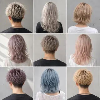 カラー 6Dエクステ/シール エクステ/かんなのヘアスタイル