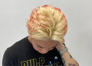 ショート カラー メンズ Ace men's salon 岡崎店所属・🔥メンズ特化美容師 🔥石川大雅のヘアスタイル