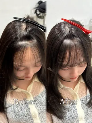 ミディアム パーマ 【お洒落パーマ】 Elme　肥塚康汰郎のヘアスタイル