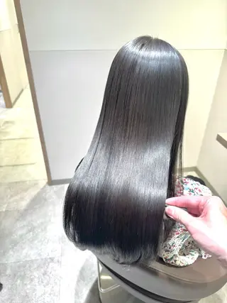 ロング 髪質改善専門店 縮毛矯正安阪のヘアスタイル