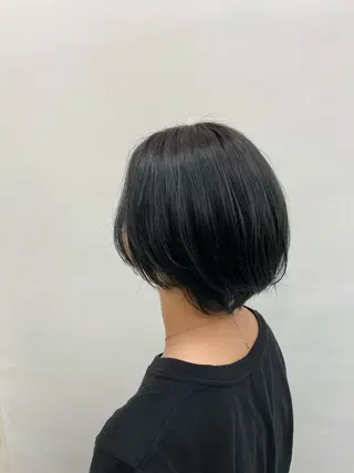 ショート カラー クロスパーマ🥇韓国 ヘア🇰🇷濵田航希のヘアスタイル