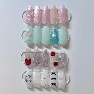 ネイル RIEKO🍒 ワンホン♡推しネイルのネイルデザイン