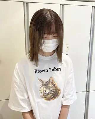 ミディアム hamashima mireiのヘアスタイル