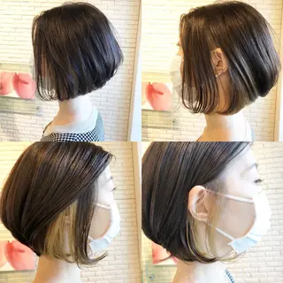 ショート カラー 牧野 由香のヘアスタイル