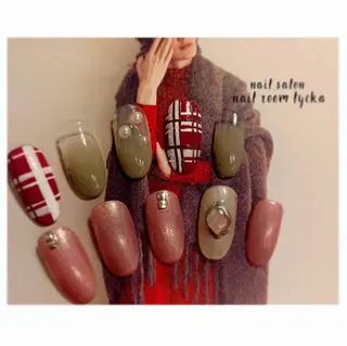 ネイル ﾈｲﾙﾙｰﾑﾘｯｶ 𝐦𝐚𝐲𝐮のネイルデザイン