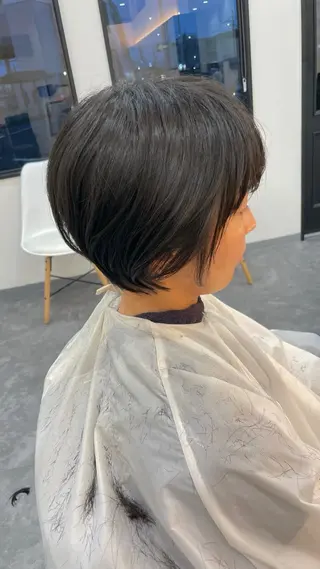 ショート 郡山/透明感カラー /馬場アンドレアのヘアスタイル