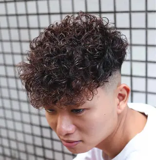 ショート カラー パーマ メンズ 💈men's💈 satoru中目黒のヘアスタイル