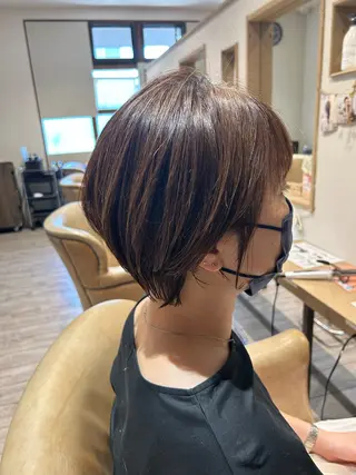 ショート 仁木 彩奈のヘアスタイル