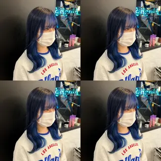 ミディアム カラー ✨縮毛矯正✖︎顔周り レイヤー✨ナカムラのヘアスタイル