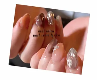 ネイル ﾈｲﾙﾙｰﾑﾘｯｶ 𝐦𝐚𝐲𝐮のネイルデザイン