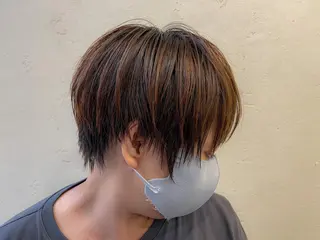 ショート カラー OAK溝の口 𖠋SHINYAのヘアスタイル