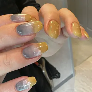 ショート カラー ネイル マツエク・マツパ アイブロウ ar. harajukuのネイルデザイン