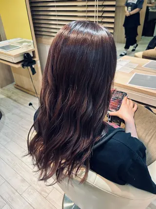 ロング カラー ヘアアレンジ 🍓後藤 はるな🍓のヘアスタイル
