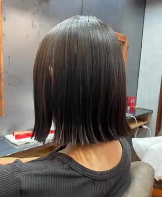 ショート パーマ ヘアアレンジ 烏山 達也のヘアスタイル