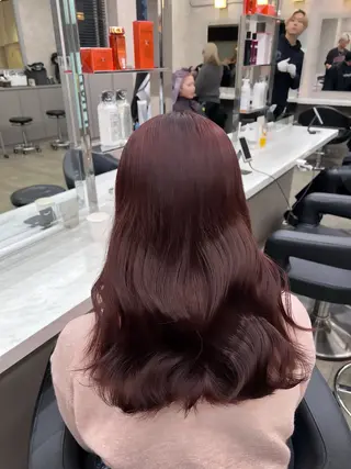 セミロング カラー 💖札幌カラー 指名No.1💖玲奈のヘアスタイル