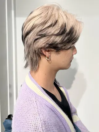 ショート カラー メンズ HARU//原宿🤍 リピート率NO.1のヘアスタイル