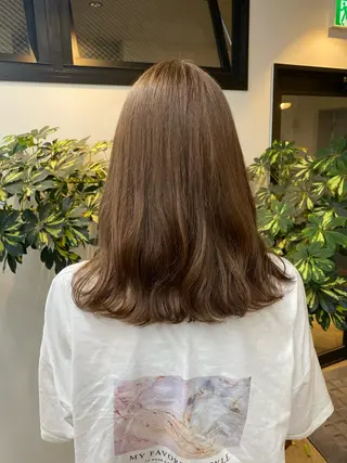 セミロング カラー 🌼ハイライト透明感 🌼maiのヘアスタイル