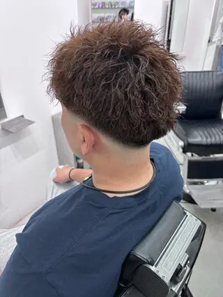 カラー パーマ メンズ 土岐 仁/メンズ専門 パーマ特化美容師🔥のヘアスタイル