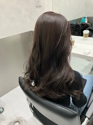 ロング カラー 💖ブリーチなし透明 感💖ASAHIのヘアスタイル