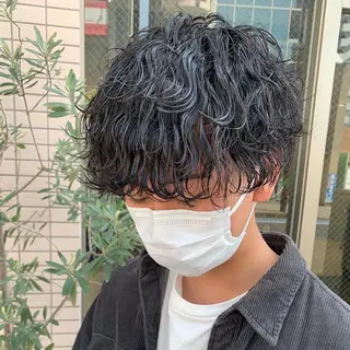 パーマ メンズ Produce with SALON VILLAGE所属・メッシュパーマ職人/ 窪田 優也/ツイスパのヘアスタイル