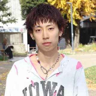 ショート カラー メンズ joh/メンズ/ ブリーチ/矢場町のヘアスタイル