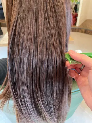 ロング 清水 美雪のヘアスタイル