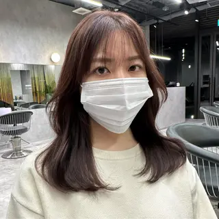 セミロング DAIKIベージュ 🍂レイヤーカットのヘアスタイル