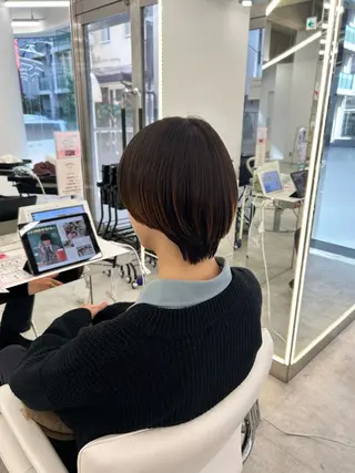 ショート メンズ はるか/透明感カラー /ヘアアレンジ🤍のヘアスタイル