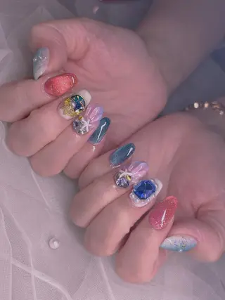 ネイル 長さだし専門店 M2　rikaのネイルデザイン