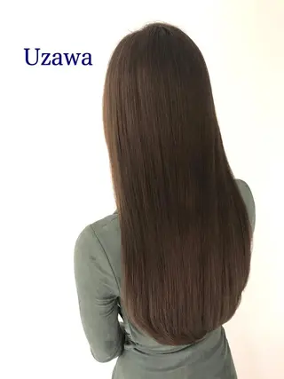 ロング カラー パーマ ヘアアレンジ 🌈ハイトーン髪質改 善🌈polon🌟のヘアスタイル