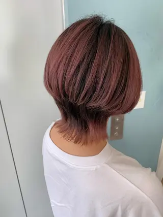 ショート カラー 船津武俊 フナツタケトシのヘアスタイル