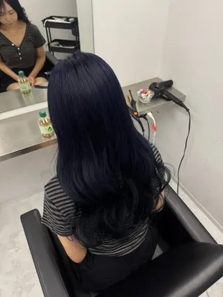 ロング うる艶🫧寒色カラー 💜🦋🫧ミズキのヘアスタイル