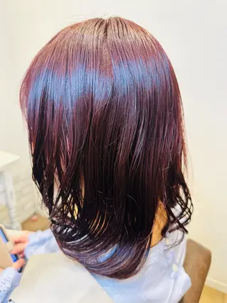 ミディアム カラー BANDE 水崎 悟のヘアスタイル