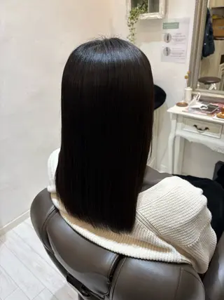 ミディアム 艶髪/髪質改善‎🤍 原田真心🫧のヘアスタイル