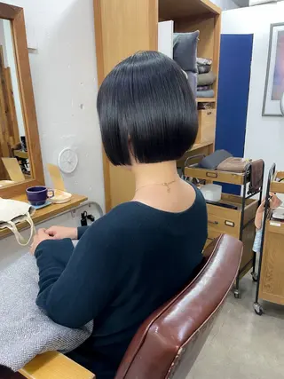 ショート 髪質改善 縮毛矯正 ロングヘア サイトウのヘアスタイル
