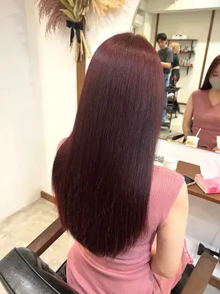 ロング カラー Ami ブリーチ/ハイトーンのヘアスタイル