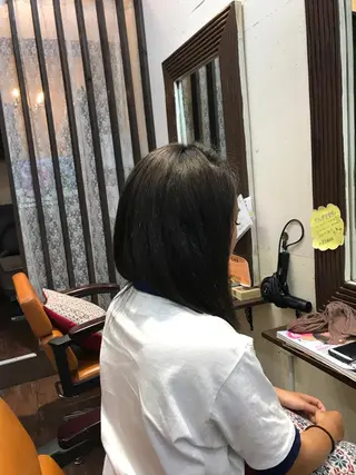 セミロング 木村 瞬のヘアスタイル