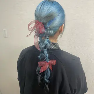 ロング 💝ヘアアレンジ/ダ ブルカラー💝みさきのヘアスタイル