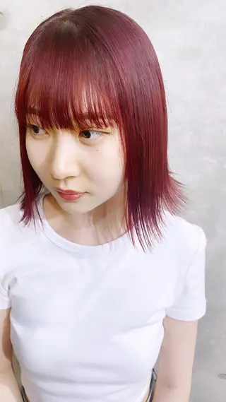 ミディアム カラー ✨ハイクオリティ✨ 山本香也のヘアスタイル