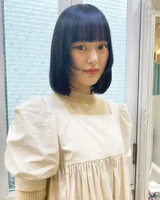 ショート カラー ヘアアレンジ マツエク・マツパ アイブロウ 透明感カラー🫧ヘア セット🫧松本菜月の眉毛・アイブロウイメージ