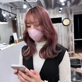 セミロング カラー 🌕PePe　菅 タイシ🌕のヘアスタイル