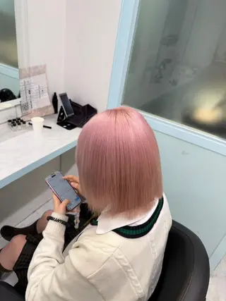 ロング カラー ハイトーン/韓国 レイヤー/るか🎀のヘアスタイル