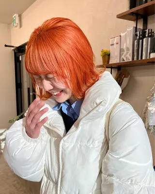 ミディアム カラー 似合わせ/美髪カラー /カンナのヘアスタイル